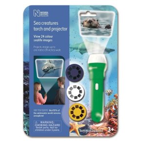 Brainstorm | Lommelygte med dias - Havets dyr