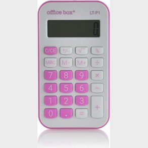 Lommeregner Pocket Rosa 11,8 X 7 Cm