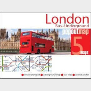 London Bus And Underground Popout Map - Popout Map - English Book
