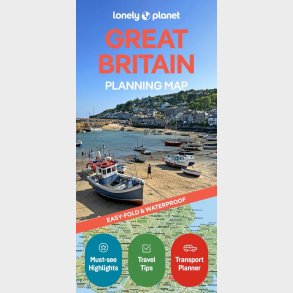 Lonely Planet Planning Map: Great Britain - English book
