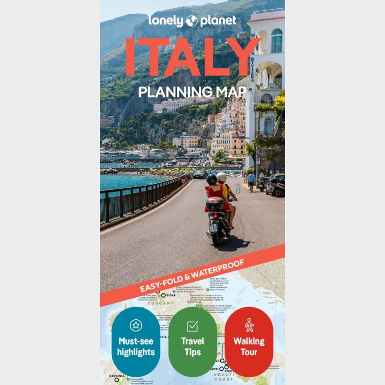 Lonely Planet Planning Map: Italy, Lonely Planet - English book