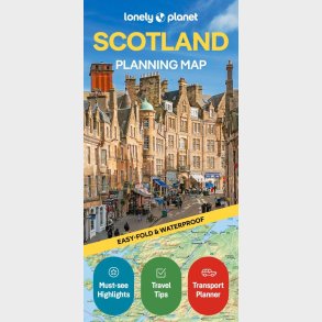 Lonely Planet Planning Map: Scotland - English book