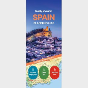 Lonely Planet Planning Map: Spain, Lonely Planet - English book