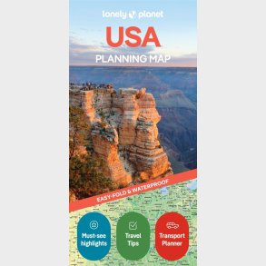 Lonely Planet Planning Map: Usa - English book