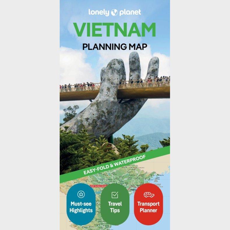 Lonely Planet Planning Map: Vietnam - English book