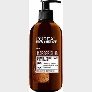 L'or�al Ansigtsvask - Men Expert Barber Club Beard And Face Wash 200 Ml