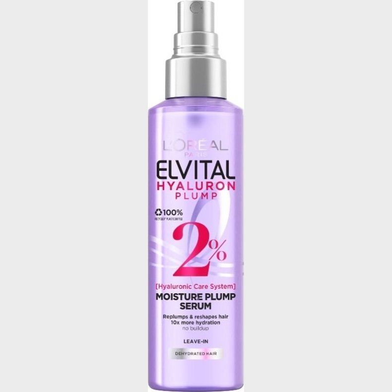 L'oral - Elvital Hyaluron Plump Moisture Serum Leave-in 150 Ml