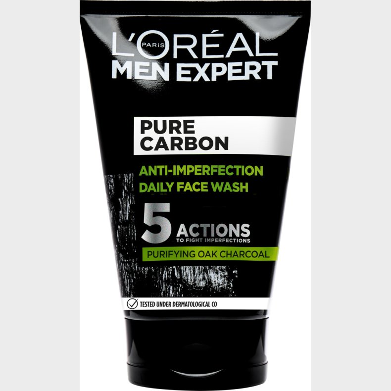 L'or�al - Paris Men Expert Pure Carbon Anti-imperfection Daily Face Wash - 100ml