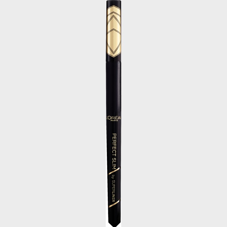 L'oral - Paris Perfect Slim Eyeliner - Intense Black - 0.4mm
