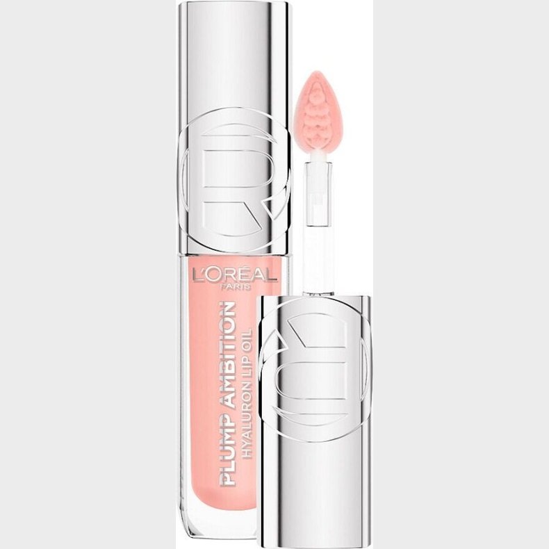 L'or�al Paris - Plump Ambition Hyaluron Lip Oil - 201 Milky Nu