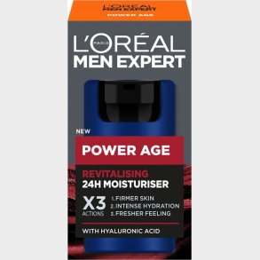 L'oral Men - Expert Power Age 24h Moisturiser 50 Ml