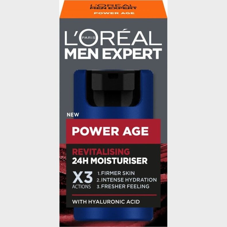 L'or�al Men - Expert Power Age 24h Moisturiser 50 Ml