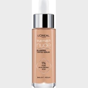 L'oral - True Match Nude Plumping Tinted Serum - Light-medium 3-4
