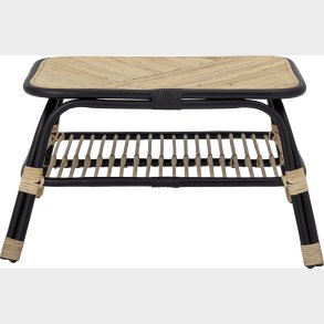 Bloomingville - Loue Sofabord - Sort - Rattan Flet