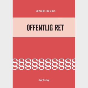 Lovsamling 2025 - Offentlig Ret - Ole Terkelsen - Bog