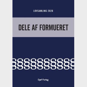 Lovsamling - Dele Af Formueret - Susanne Karstoft - Bog