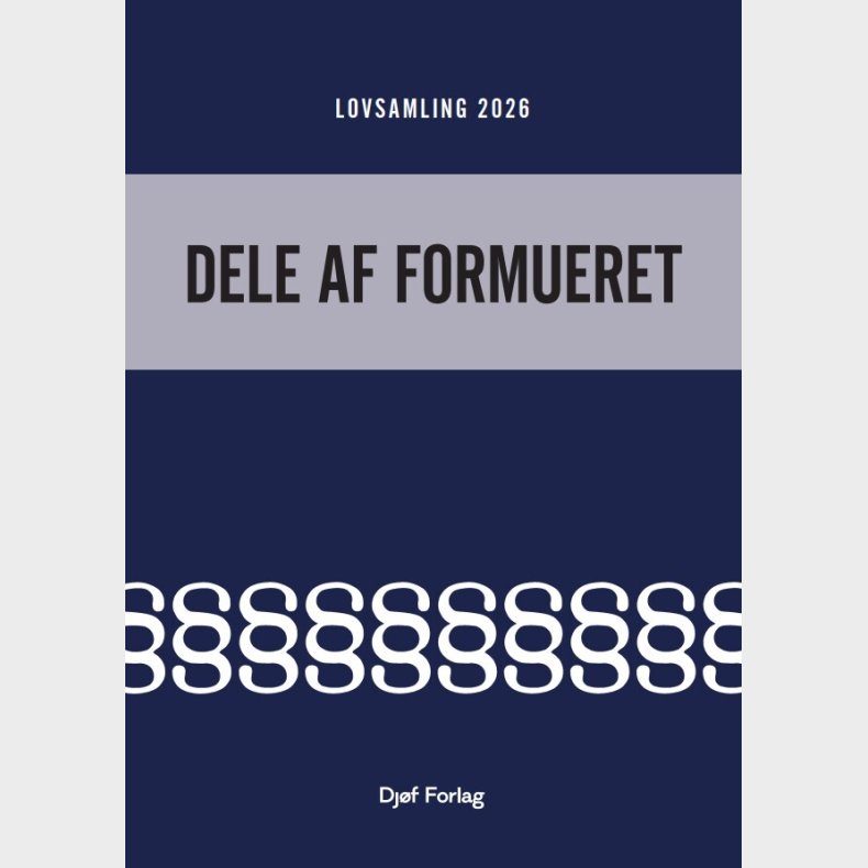Lovsamling - Dele Af Formueret - Susanne Karstoft - Bog