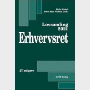 Lovsamling Erhvervsret 2021 - Peter Arnt Nielsen - Bog