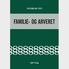 Lovsamling - Familie- Og Arveret - Nikolaj Maul S�rensen - Bog