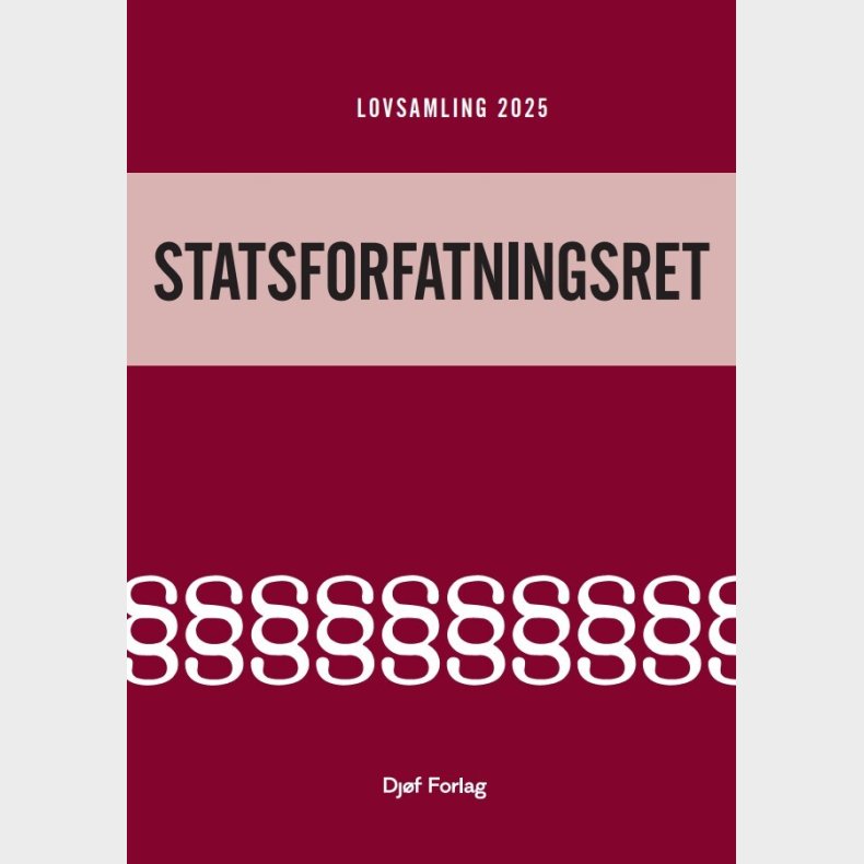 Lovsamling - Statsforfatningsret - Michael Hansen Jensen - Bog