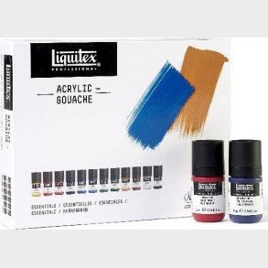 Liquitex - Gouache Akrylmaling S�t - Essentials - 12x22 Ml