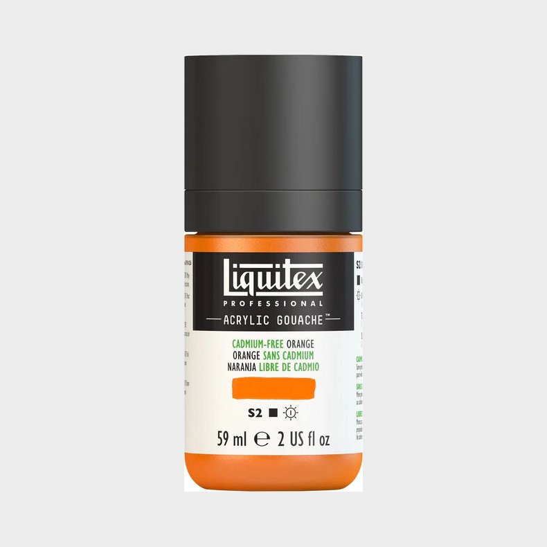 Liquitex - Gouache Akrylmaling - Cadmium Free Orange 59 Ml