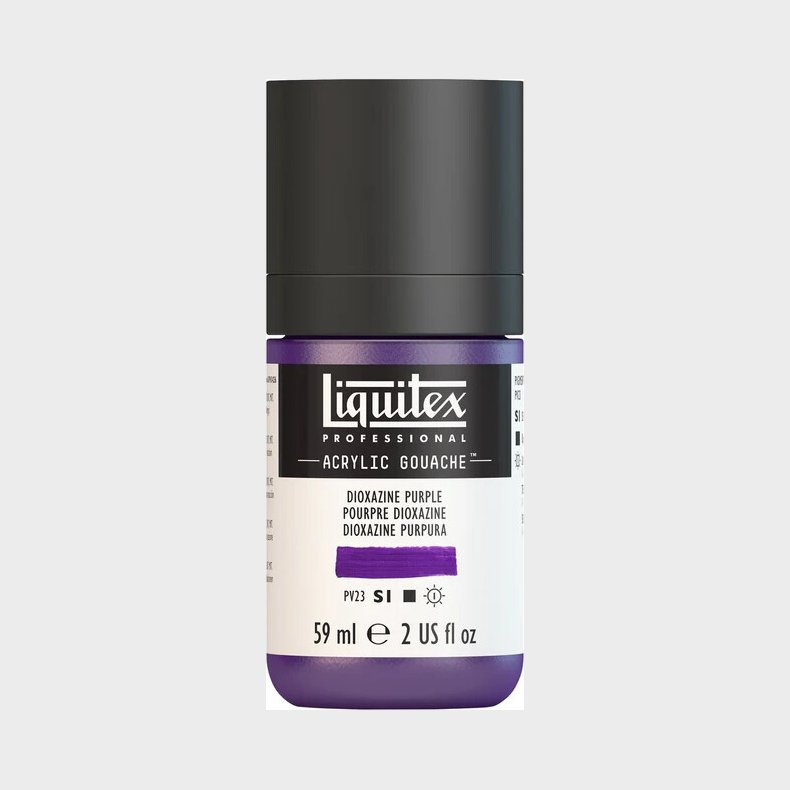 Liquitex - Gouache Akrylmaling - Dioxazine Purple 59 Ml