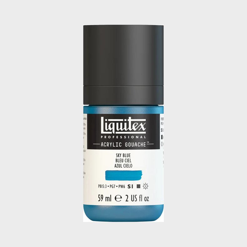 Liquitex - Gouache Akrylmaling - Sky Blue 59 Ml