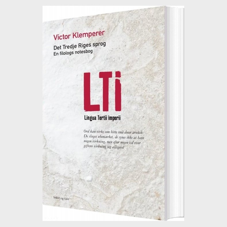 Lti Det Tredje Riges Sprog - Victor Klemperer - Bog