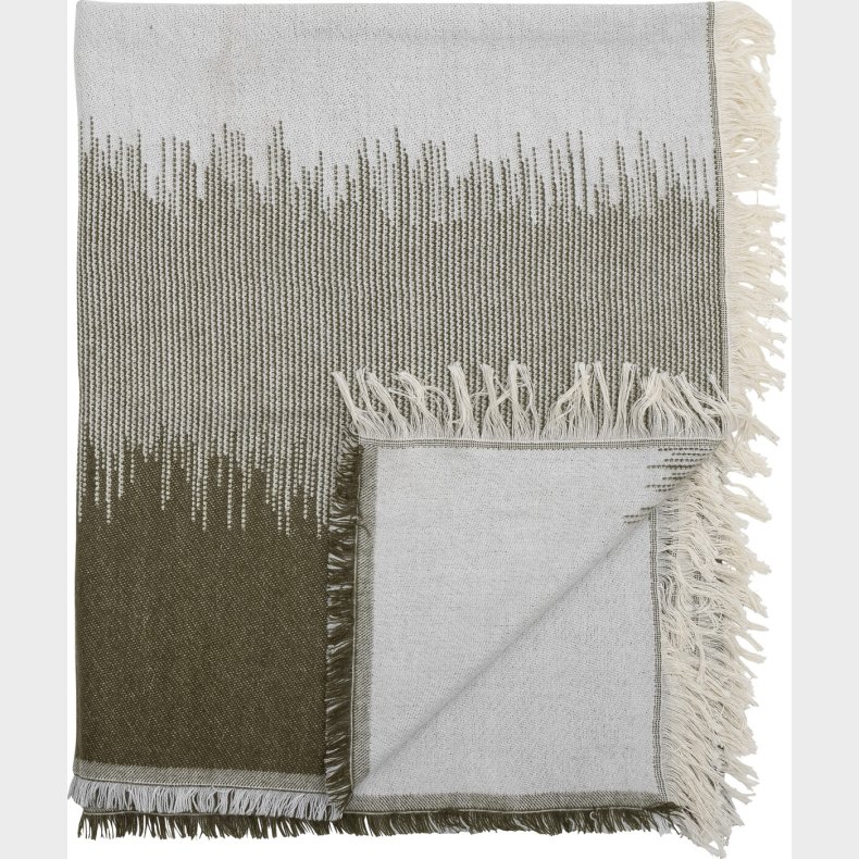 Bloomingville - Lucienne Plaid - Grn - Akryl - 150x125 Cm