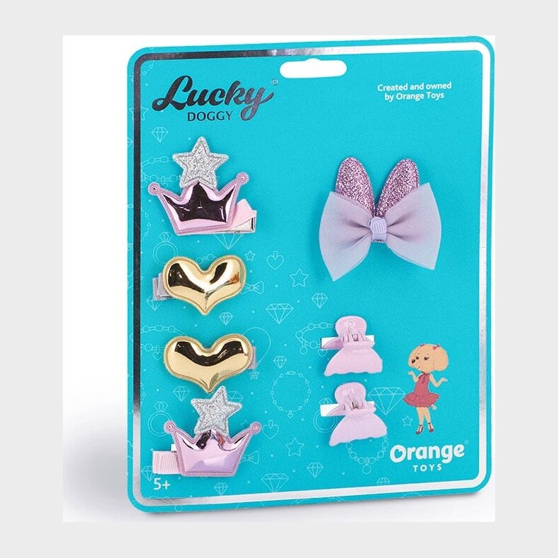 Lucky Doggy - Hair Accessories Hearts And Crown - (ot-lda5012)