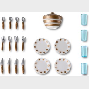 Lundby - Dukke Spises�t Til 4 Personer - 18252