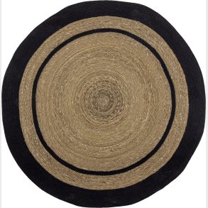 Bloomingville - Lune Tppe - Natur - Sgrs - Rundt -  120 Cm