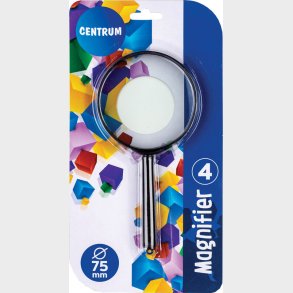 Lup 75 Mm - Forstrrer 4 Gange - Centrum