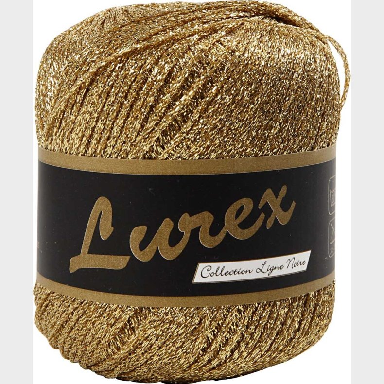 Lurex Garn - L 160 M - Guld - 25 G