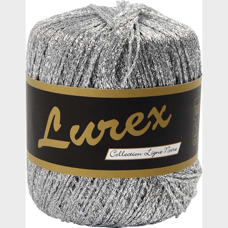 Lurex Garn - L 160 M - Slv - 25 G