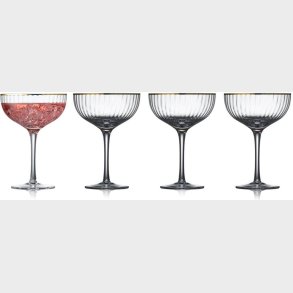 Lyngby Glas - Palermo Cocktailglas 31 Cl Guld 4 Stk