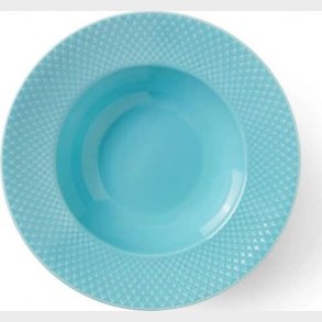 Lyngby Porcel�n - Rhombe Color Dybtallerken 24,5 Cm - Turkis