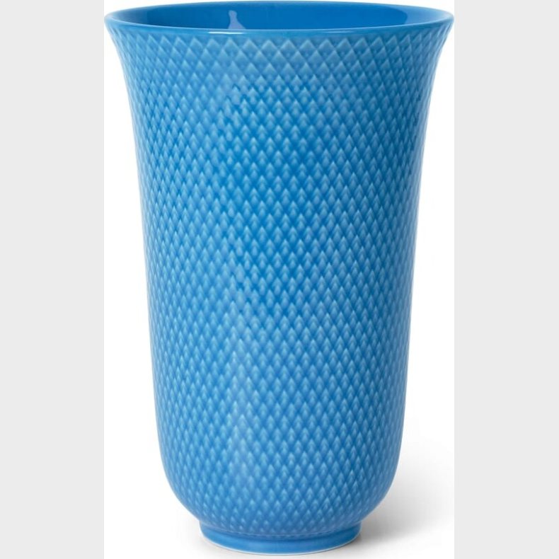 Lyngby Porceln - Rhombe Color Porcelnsvase 20 Cm - Bl