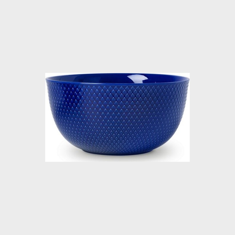 Lyngby Porcel�n - Rhombe Color Serveringssk�l Dia. 22cm - M�rkebl�