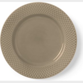 Lyngby Porceln - Rhombe Earth Frokosttallerken 23 Cm - Ler