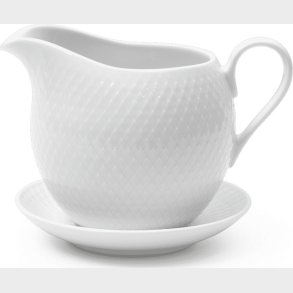 Lyngby Porceln - Rhombe - Saucekande - Hvid - 67 Cl