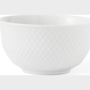 Lyngby Porceln - Rhombe Hvid Skl - 11 Cm