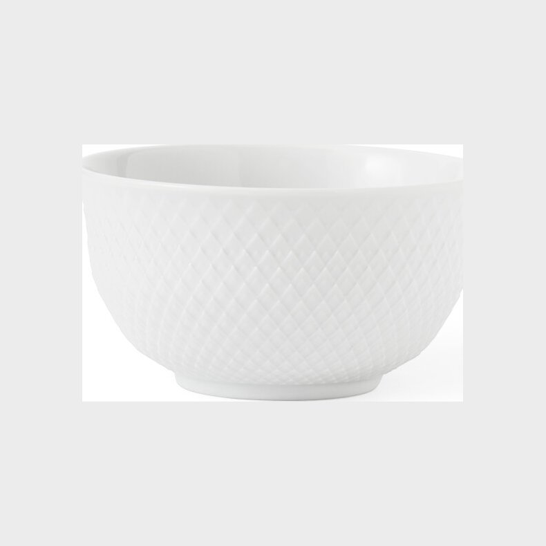 Lyngby Porceln - Rhombe Hvid Skl - 11 Cm