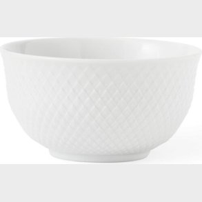 Lyngby Porceln - Rhombe Skl - 14 Cm - Hvid