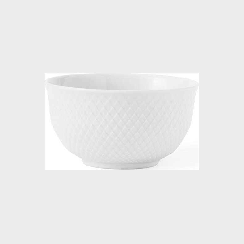 Lyngby Porceln - Rhombe Skl - 14 Cm - Hvid