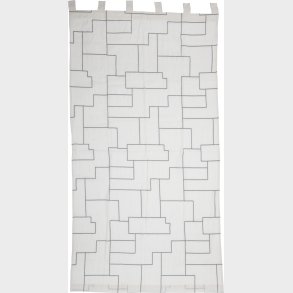 Bloomingville - Lyria Gardin - Natur - Bomuld - 115x215 Cm