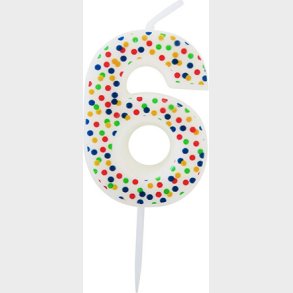 Lys Med Tal 6 7,5 Cm - H�j - Scanseason