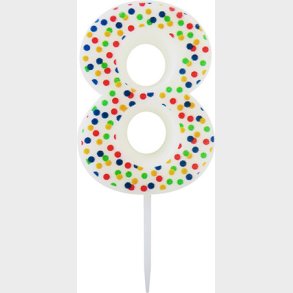 Lys Med Tal 8 7,5 Cm - H�j - Scanseason