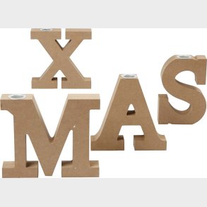 Lysestage - H 14,5 Cm - Tykkelse 3,2 Cm - 4 Stk.